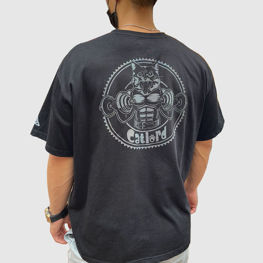 Laser Double Biceps Cat Tee