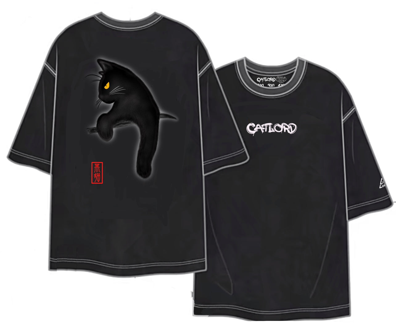 Black Cat Men's Tee