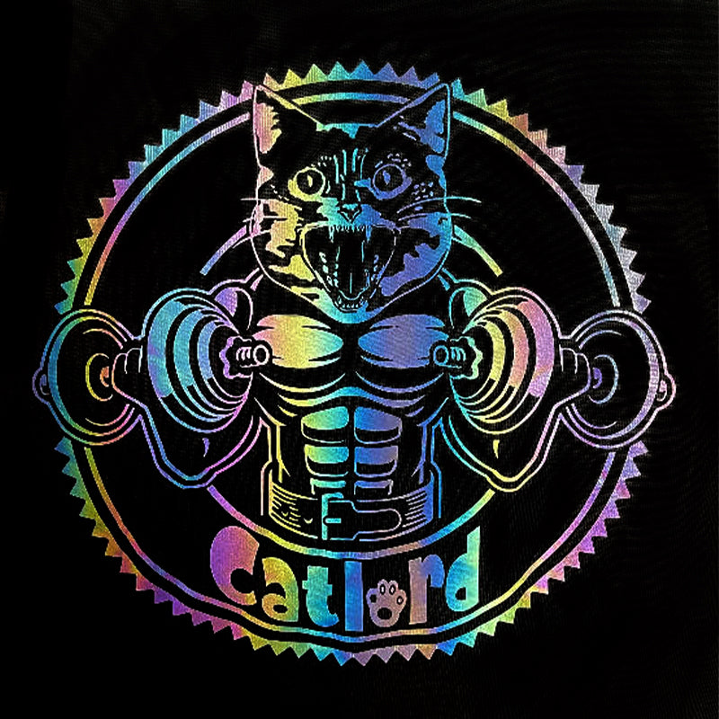Laser Double Biceps Cat Tee