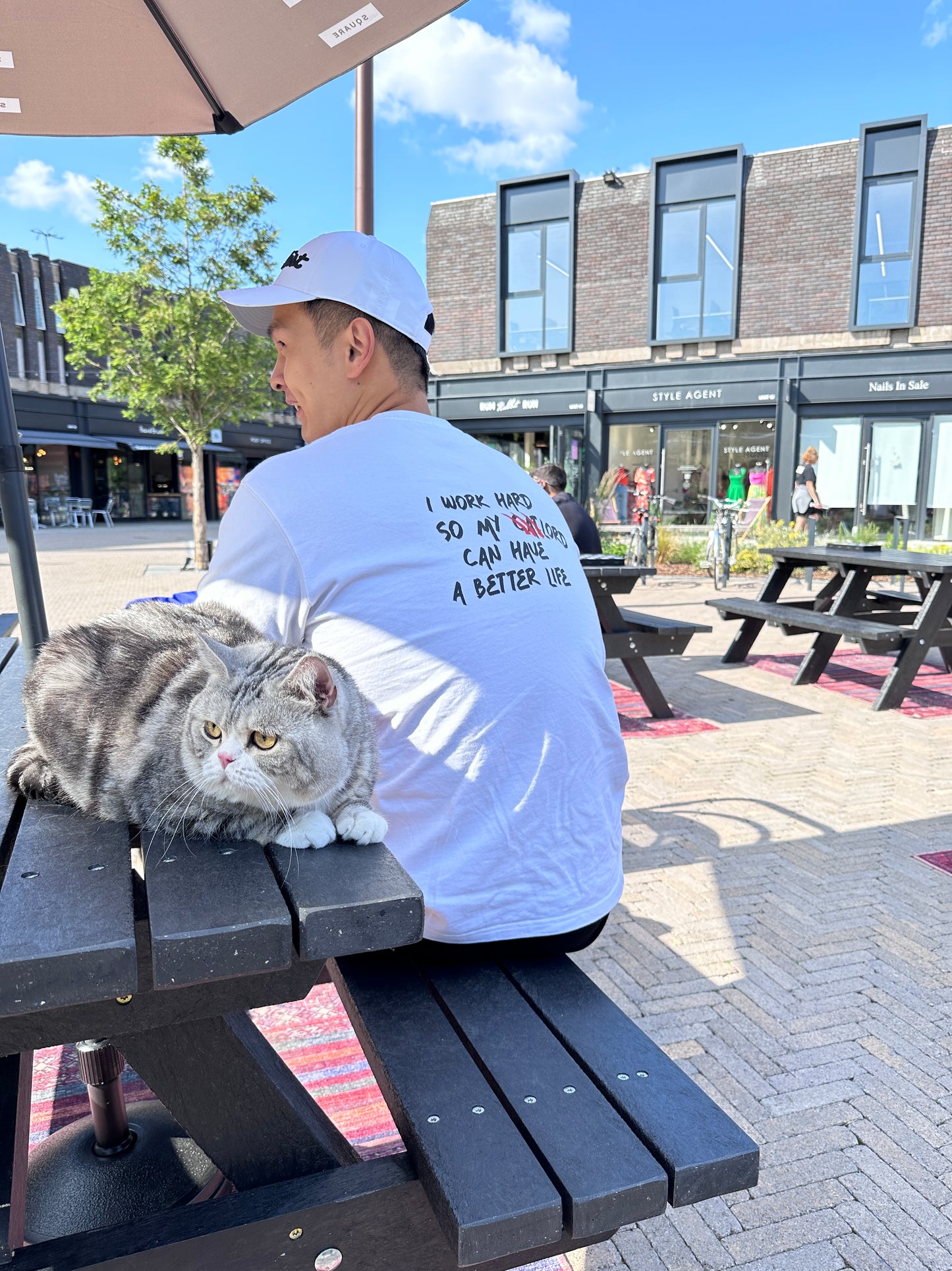 Embroidery double biceps Cat