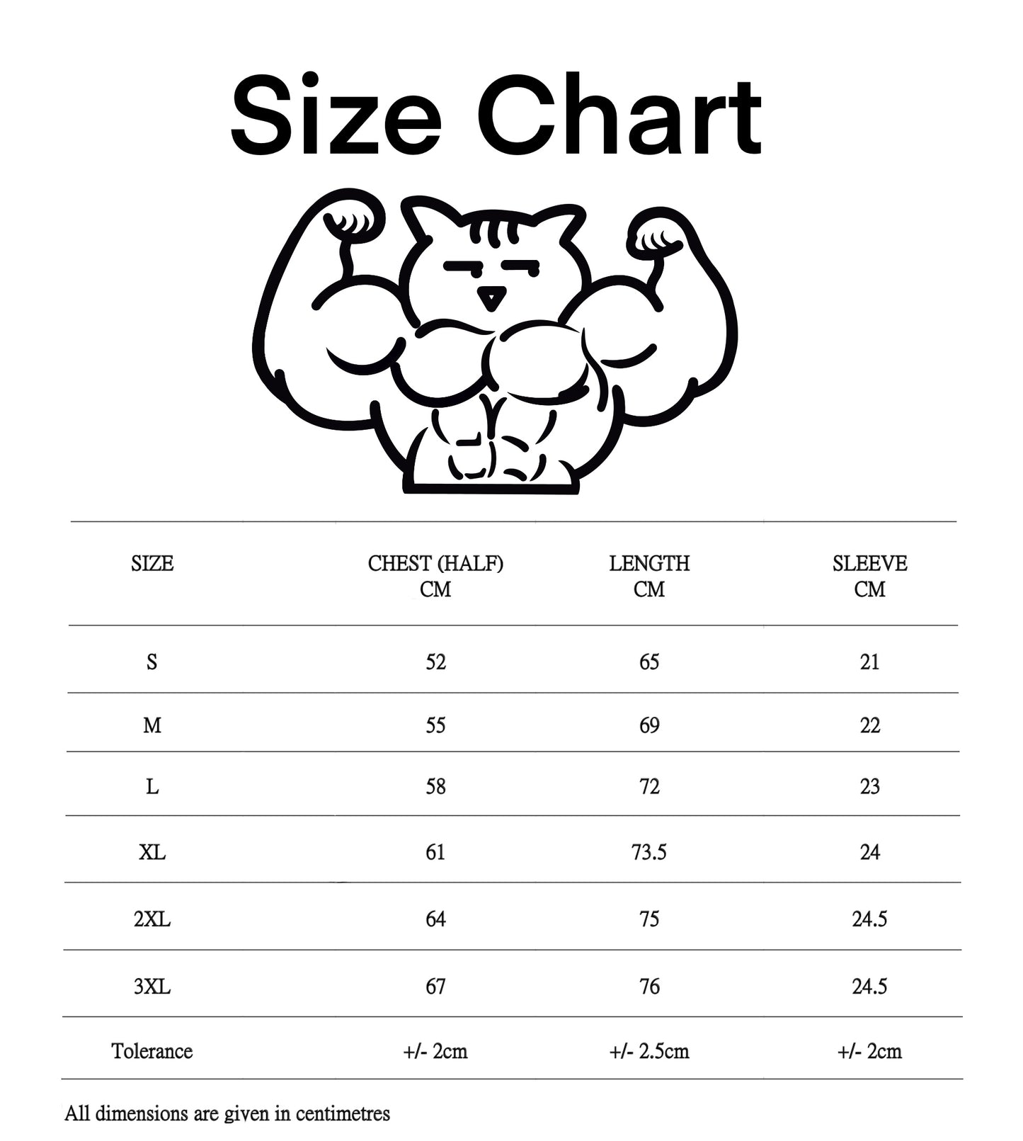 Laser Double Biceps Cat Tee